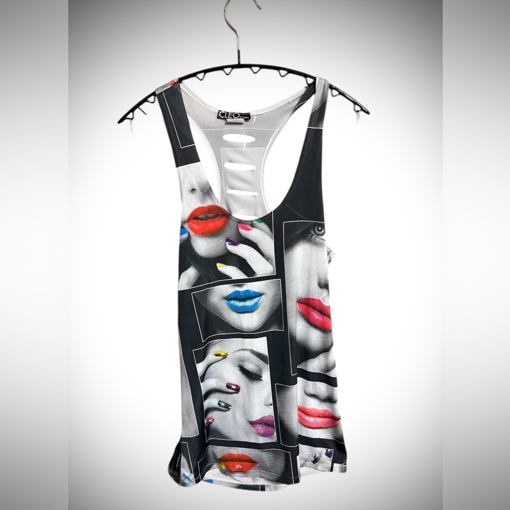 Cleo White and Black Apparel